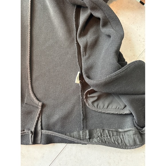 Skies Are Blue Black Knit Open Front Blazer Jacket Cuffed Sleeves Women's Large - Picture 12 of 12